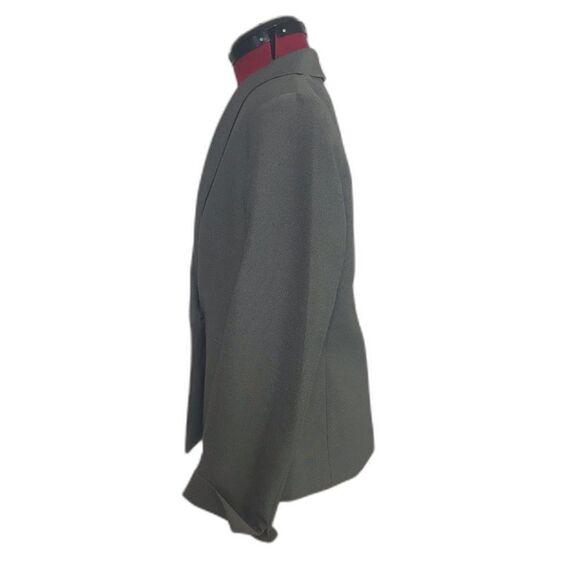 Le Suit Blazer Women's Size 10 Grey Essential Long Sleeve One-Button NWT - Picture 3 of 9